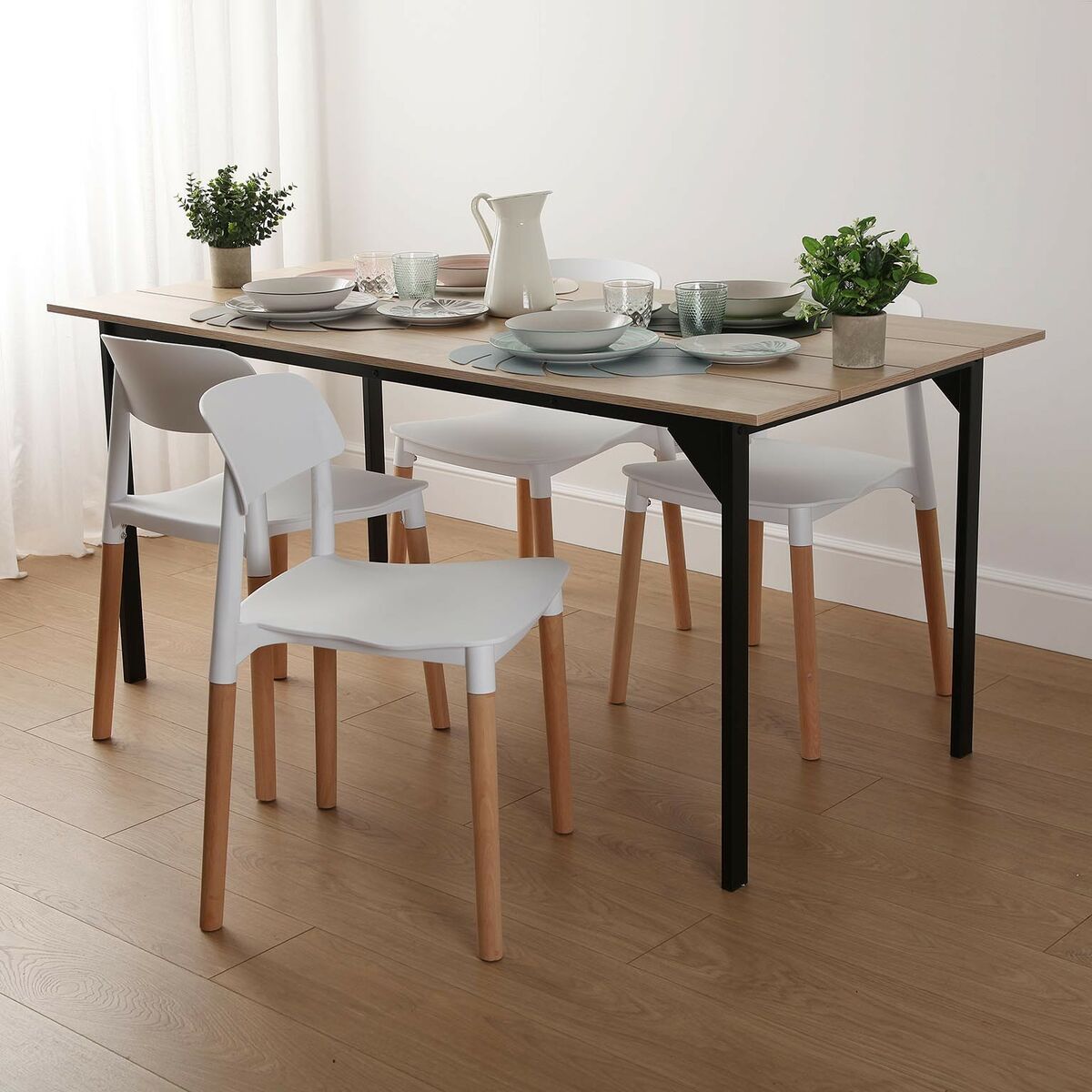 Stol Versa Vit 45 x 76 x 42 cm (4 antal)